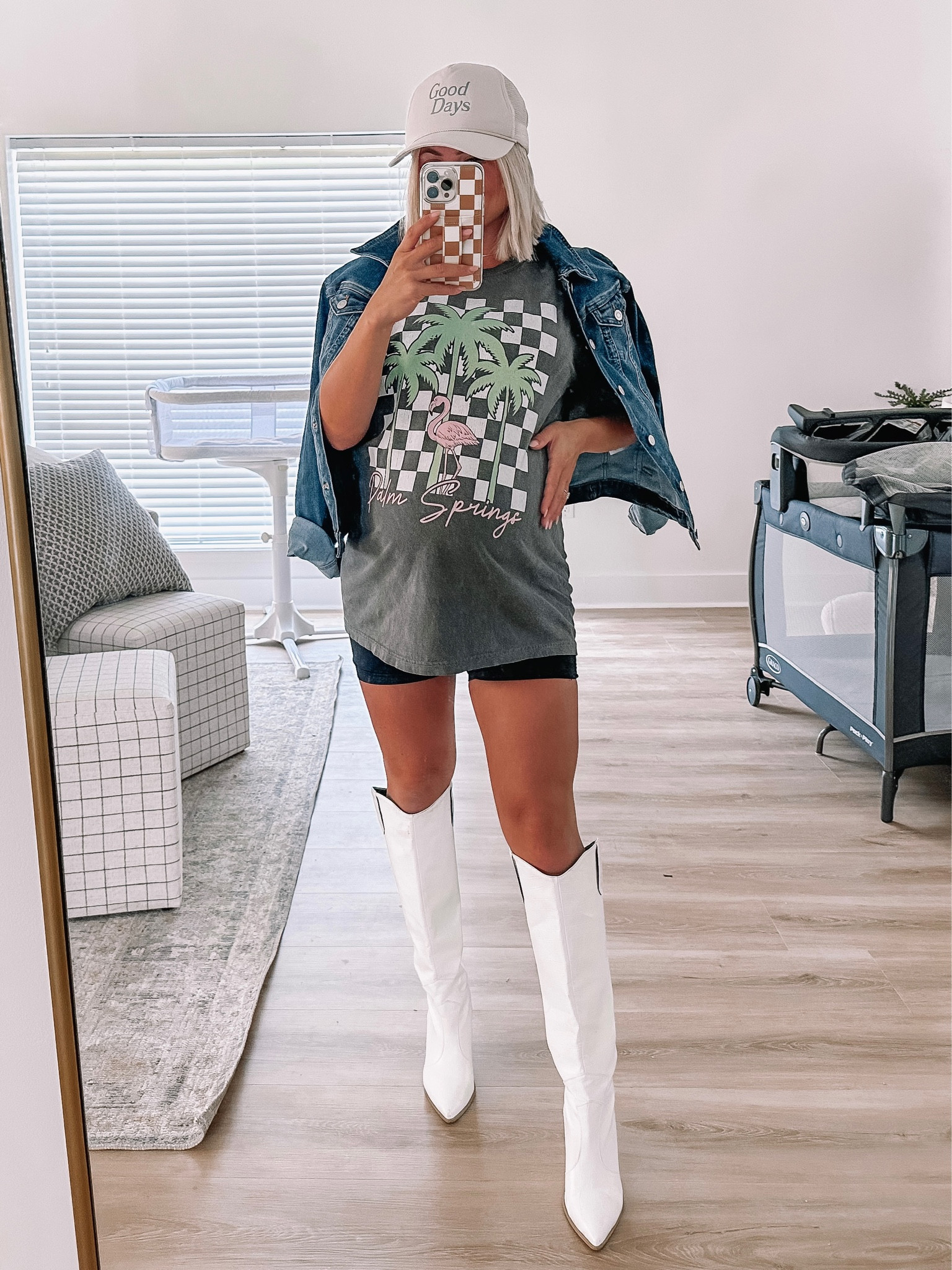 How to style a graphic tee— code TANNER20 for 20% off my tee (size large) #bumpstyle #bumpfriendly 

#LTKunder50 #LTKxPrimeDay #LTKbump