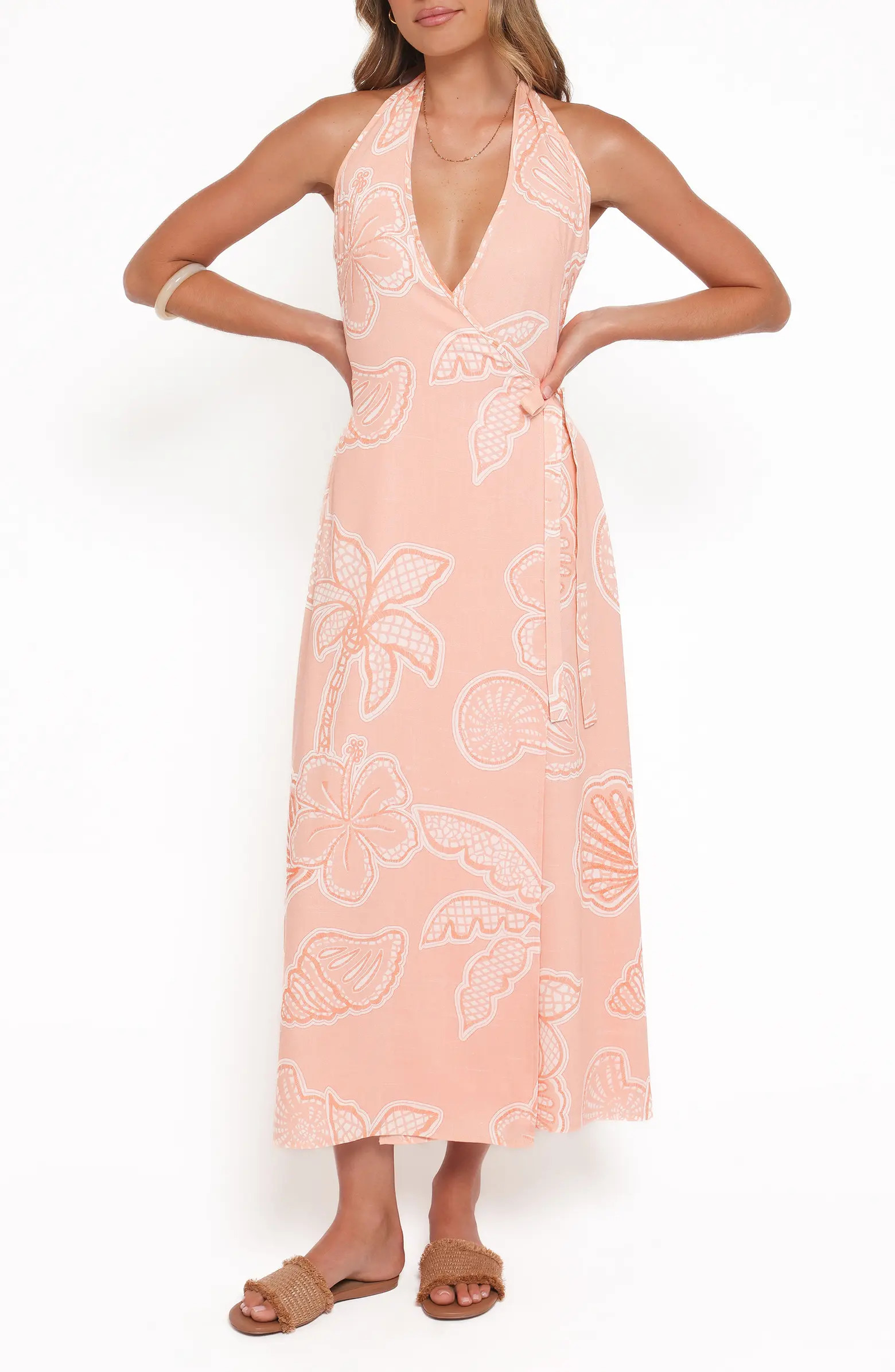 Sierra Midi Halter Dress | Nordstrom