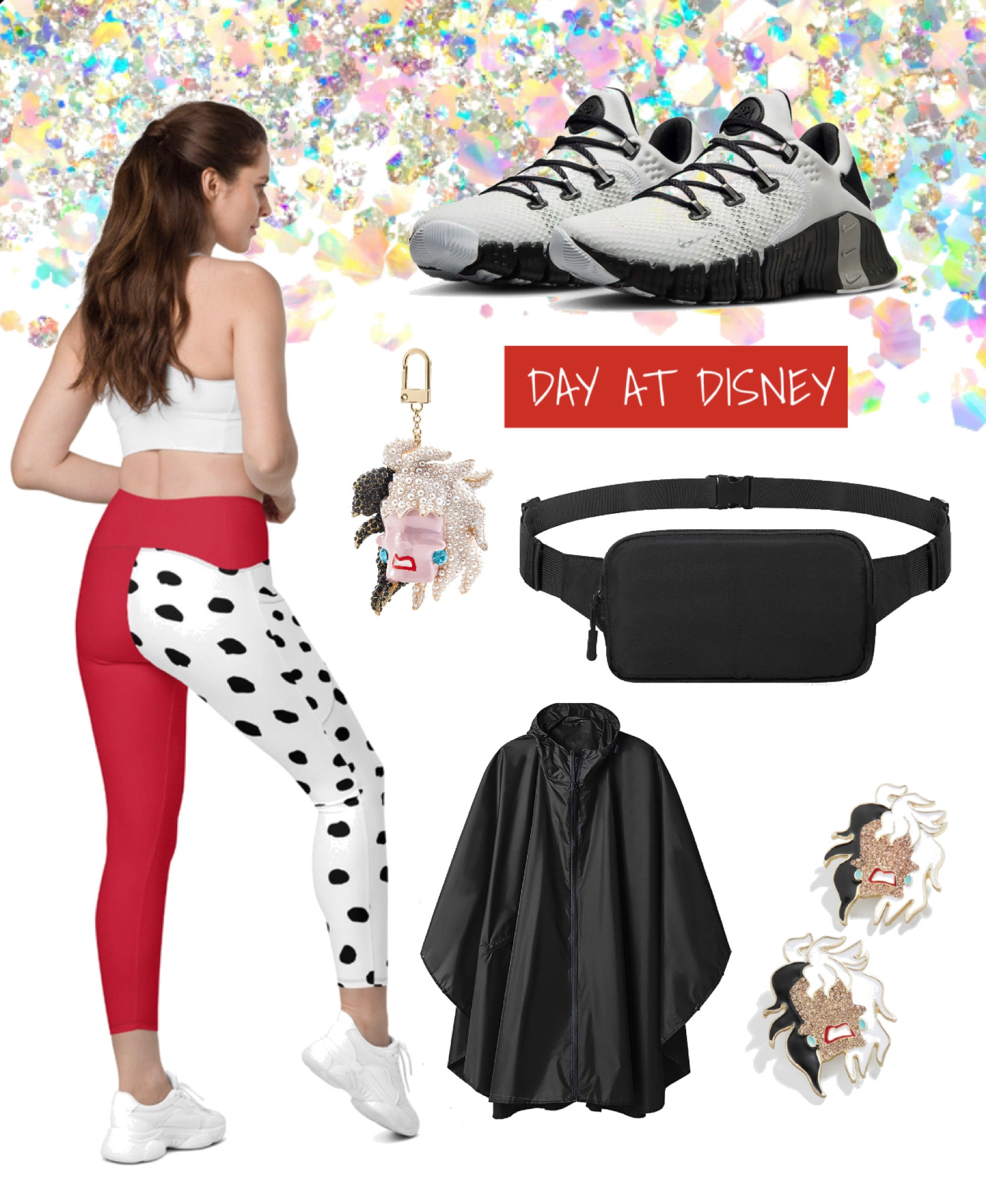 DISNEY // leggings 2XS-6X  vacation outfit.  Disney vacation. Epcot. Magic kingdom. Pinch. Rainy day. Nike. Tennis shoes. Running shoes. Princess run. Villain. Cruella Devil. 101 Dalmatians. Bauble bar. Amazon finds. Leggings. Plus size. Petite. 

#LTKcurves #LTKshoecrush #LTKtravel