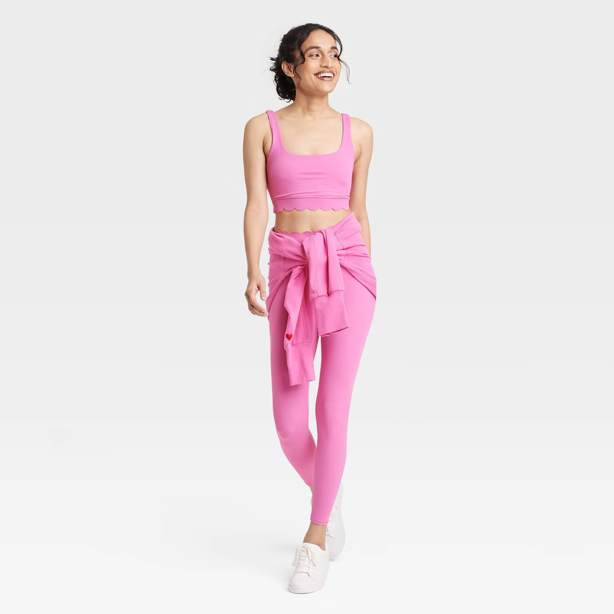 Women's Scallop Detail Sports Bra - JoyLab™ | Target