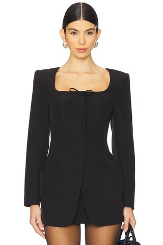 Favorite Getty Single Breasted Blazer in Black

              
    
        
        
           ... | Revolve Clothing (Global)