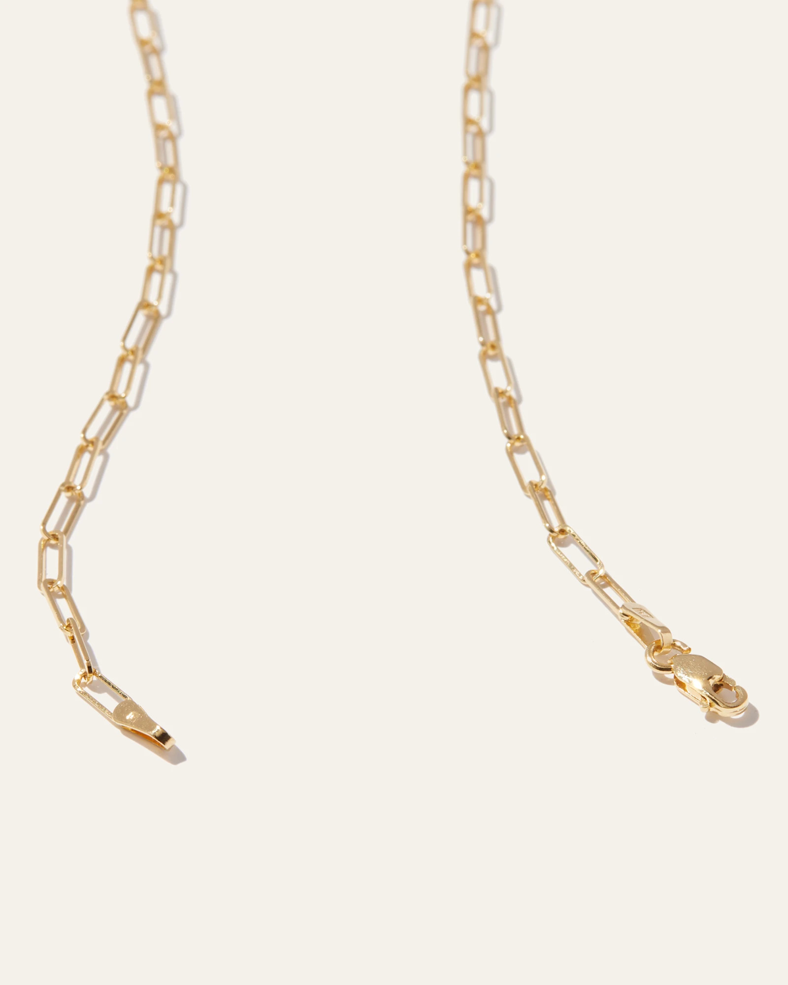 14K Gold Small Paperclip Chain Necklace | Quince