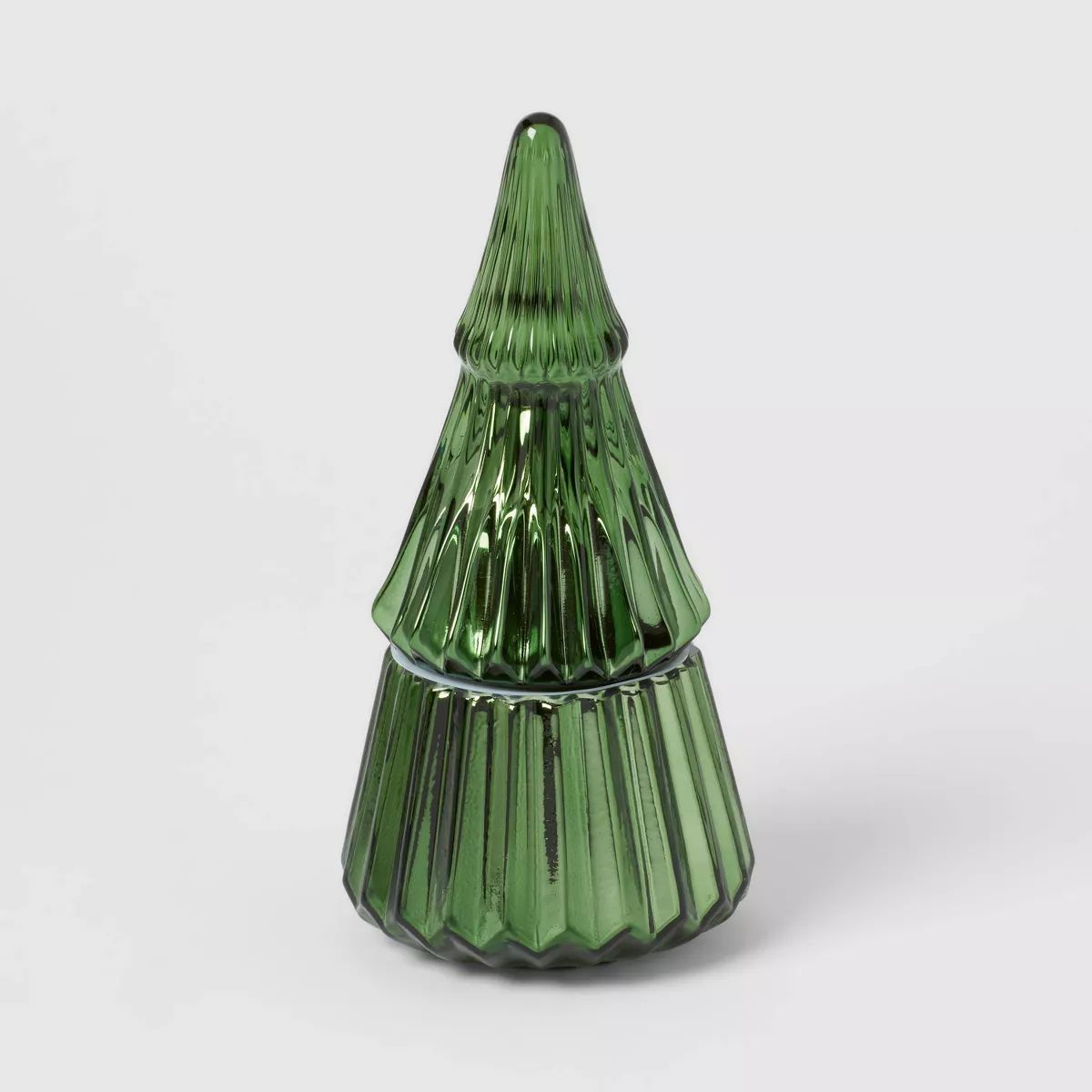 8oz Green Glass Figural Tree - Threshold™ | Target