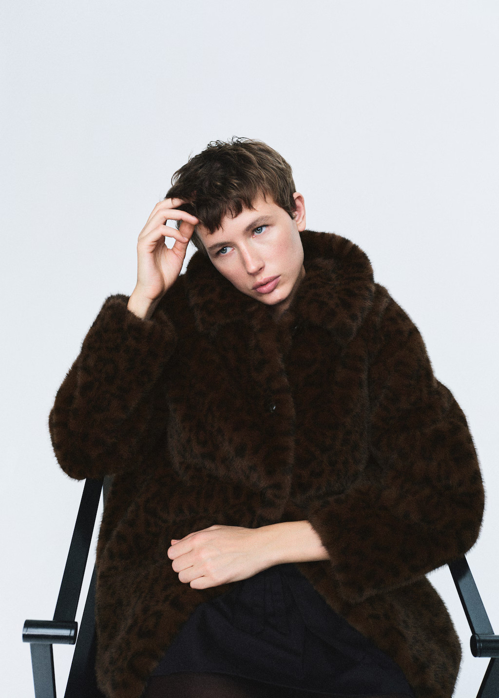 Leopard fur-effect coat | Mango (US/MX/AU)