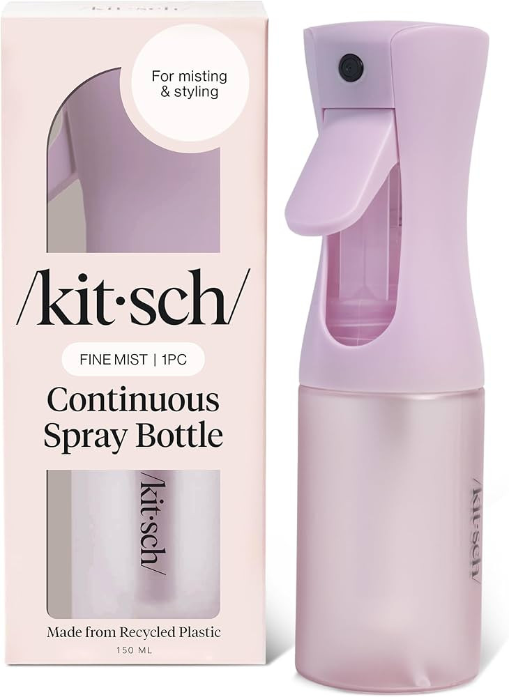 Kitsch Spray Bottle for Hair - Continuous Water Mister with Ultra Fine Mist for Hairstyling, Barb... | Amazon (US)