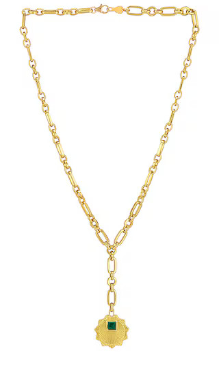 Lennox Necklace in Emerald | Revolve Clothing (Global)