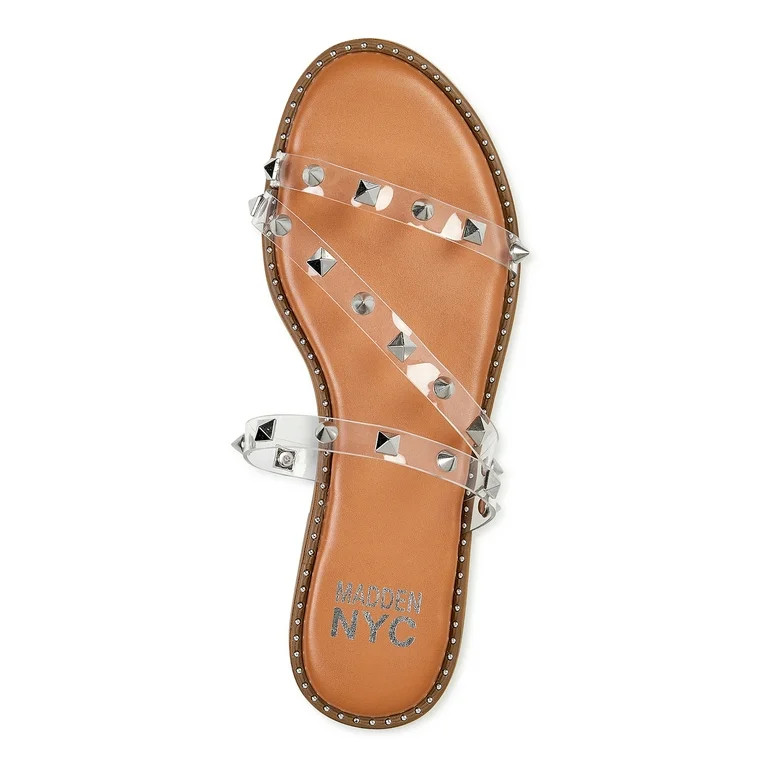 Women Madden Nyc Studded Strap Sandal - Walmart.com | Walmart (US)