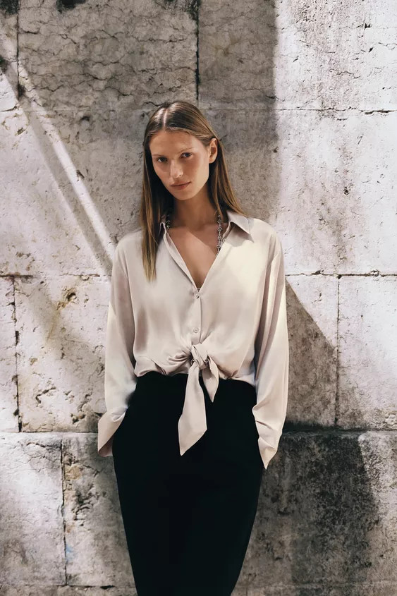 PANTS WITH A HIGH WAIST | Zara US