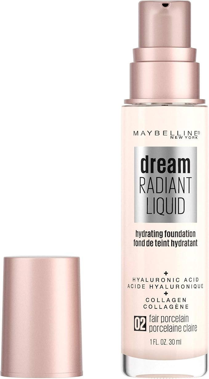 Maybelline New York Radiant Liquid Medium Coverage Hydrating Foundation, Fair Porcelain, 30 Milli... | Amazon (CA)