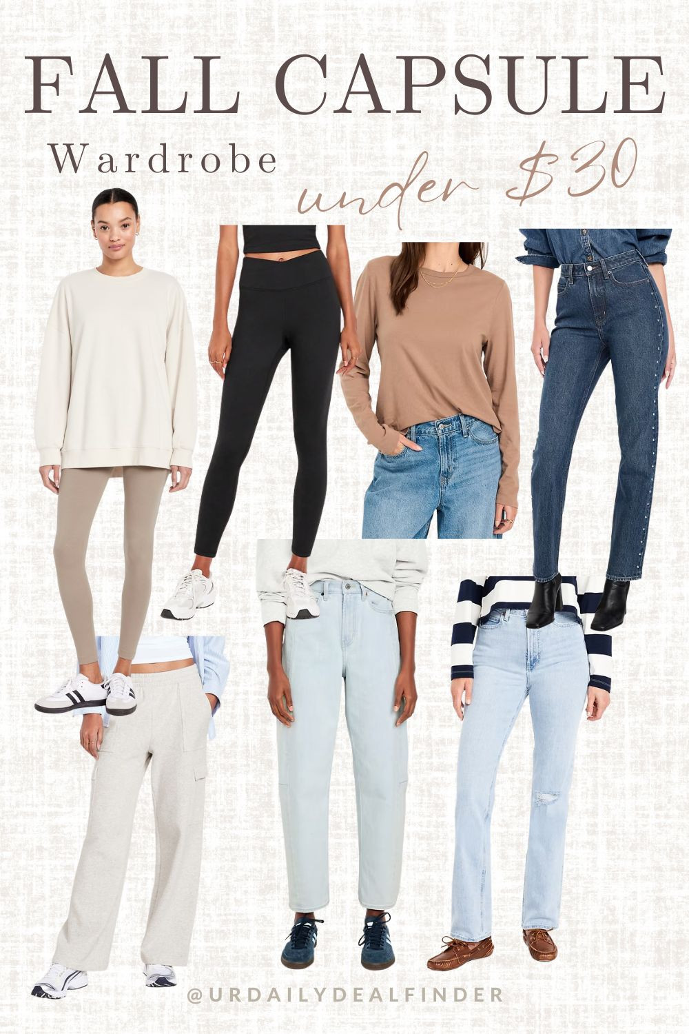 Casual wardrobe capsule from Ol Navy, all these are under $30!! 

 #LTKSaleAlert #LTKFindsUnder50 #LTKStyleTip