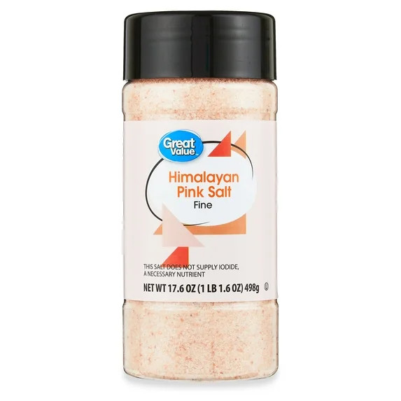 Great Value Fine Himalayan Pink Salt, 17.6 oz | Walmart (US)