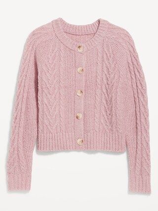 Cozy Cable-Knit Cardigan for Women | Old Navy (US)