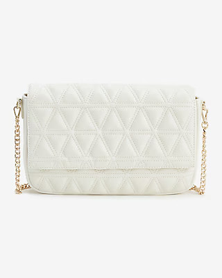 Triangle Quilted Crossbody Bag | Express
