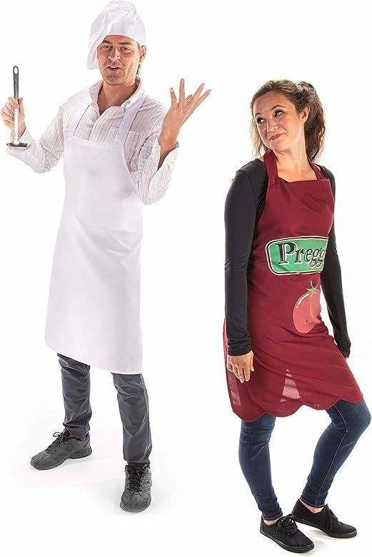 Preggo & Chef Couples Halloween Costume - Funny Maternity Pregnancy Outfits | Amazon (US)
