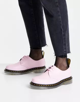 Dr Martens 1461 Iced shoes in pink smooth | ASOS (Global)