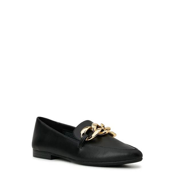 Madden NYC Women's Chain Accent Loafers | Walmart (US)