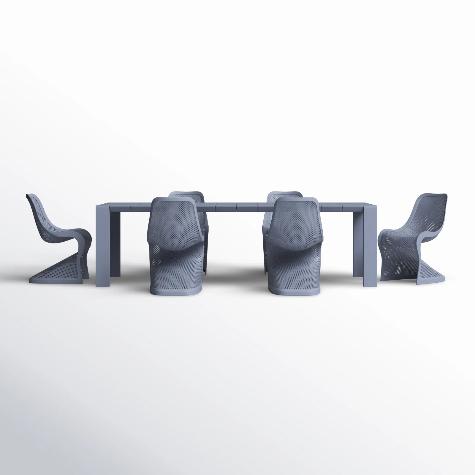 Farrah 6 - Person Patio Dining Set with Extendable Rectangular Table | Wayfair North America