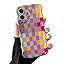 Compatible with iPhone 15 Pro Max Case, Cute Wave Curly Colorful Checkerboard Plaid Phone Case fo... | Amazon (US)