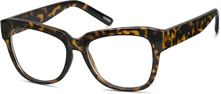 Tortoiseshell Square Glasses #123925 | Zenni Optical | Zenni Optical (US & CA)