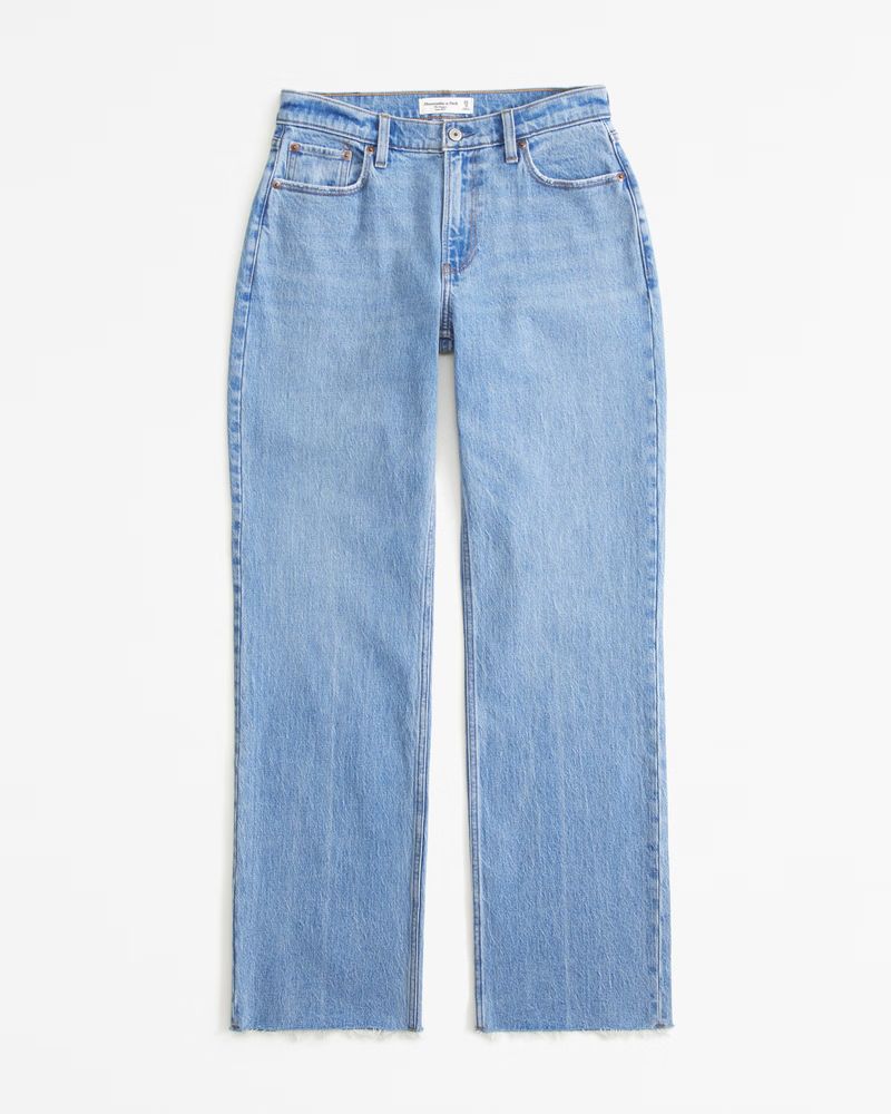 Curve Love Low Rise Baggy Jean | Abercrombie & Fitch (US)