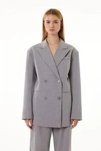 Barneys New York Double-Breasted Blazer | Forever 21 | Forever 21 (US)