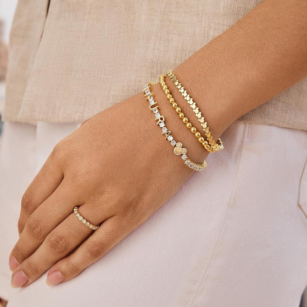 BaubleBar Mickey Mouse Disney Repeating Tennis Bracelet | Amazon (US)