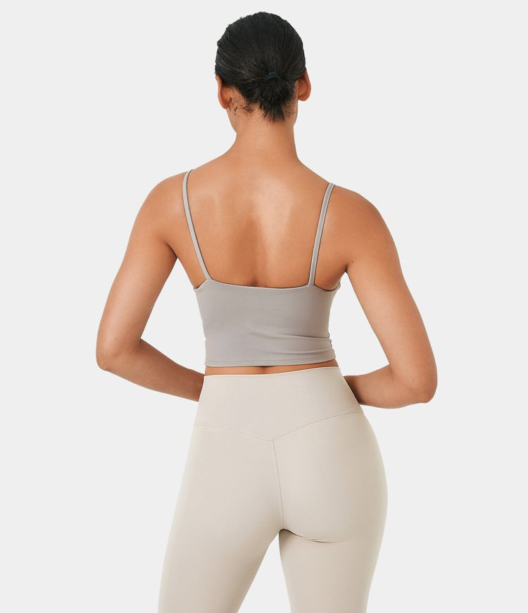 Women’s Basic Padded Workout Cropped Tank Top - Halara | HALARA