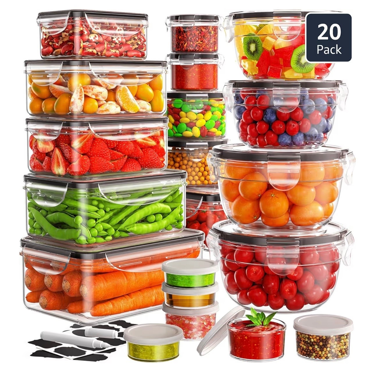 New favorite storage containers 🫙 Great for meal prep. 

#LTKU #LTKHome #LTKOver40