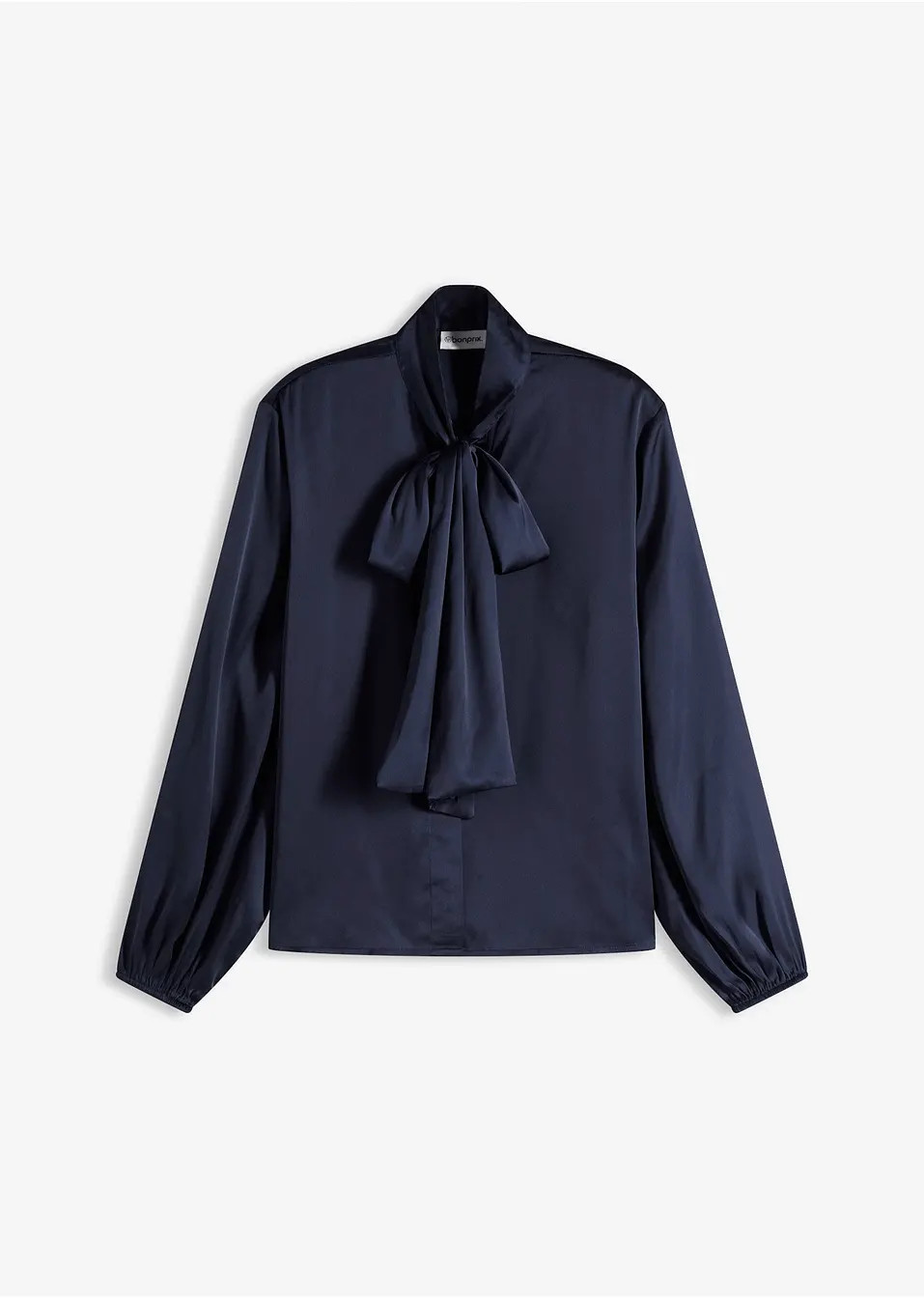 Camicetta con fiocco in satin fluente | Bonprix IT