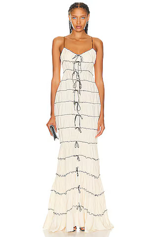 Ruffle Tunnel Gown | FWRD 