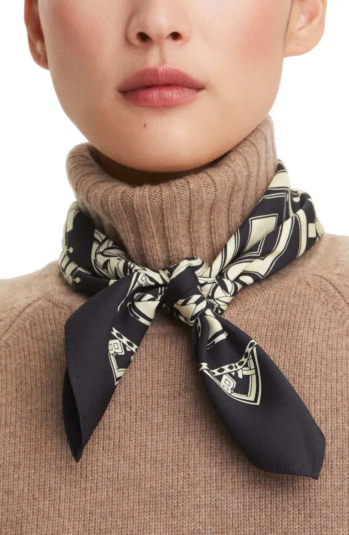 Greek Gardens Two-Tone Silk Scarf | Nordstrom