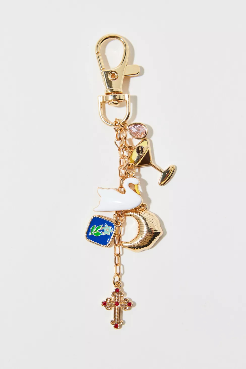Swan Song Charm Keychain | Urban Outfitters (US and RoW)