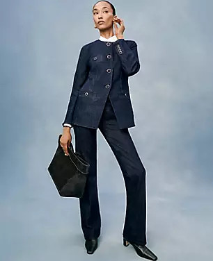 Mid Rise Boot Jean in Rinse Wash | Ann Taylor