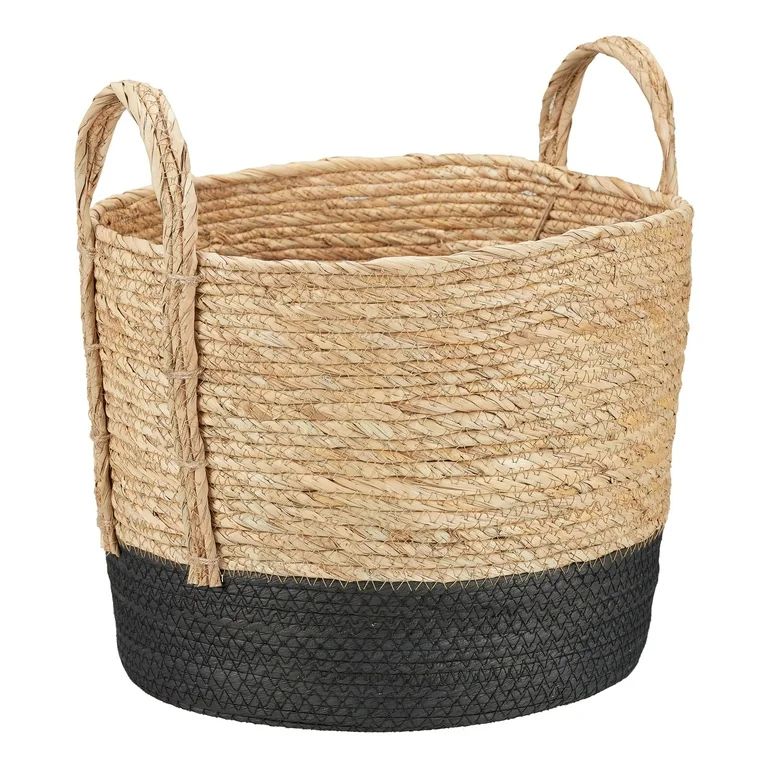 Mainstays Seagrass & Paper Rope Baskets, Set of 2, Small and Medium, Storage | Walmart (US)