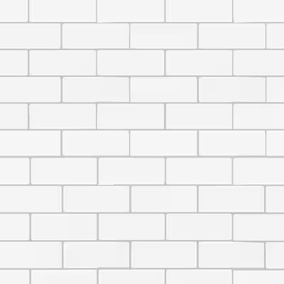 Peel&Stick Mosaics White Subway 10-in x 10-in Glossy Composite Linear Subway Peel and Stick Wall ... | Lowe's