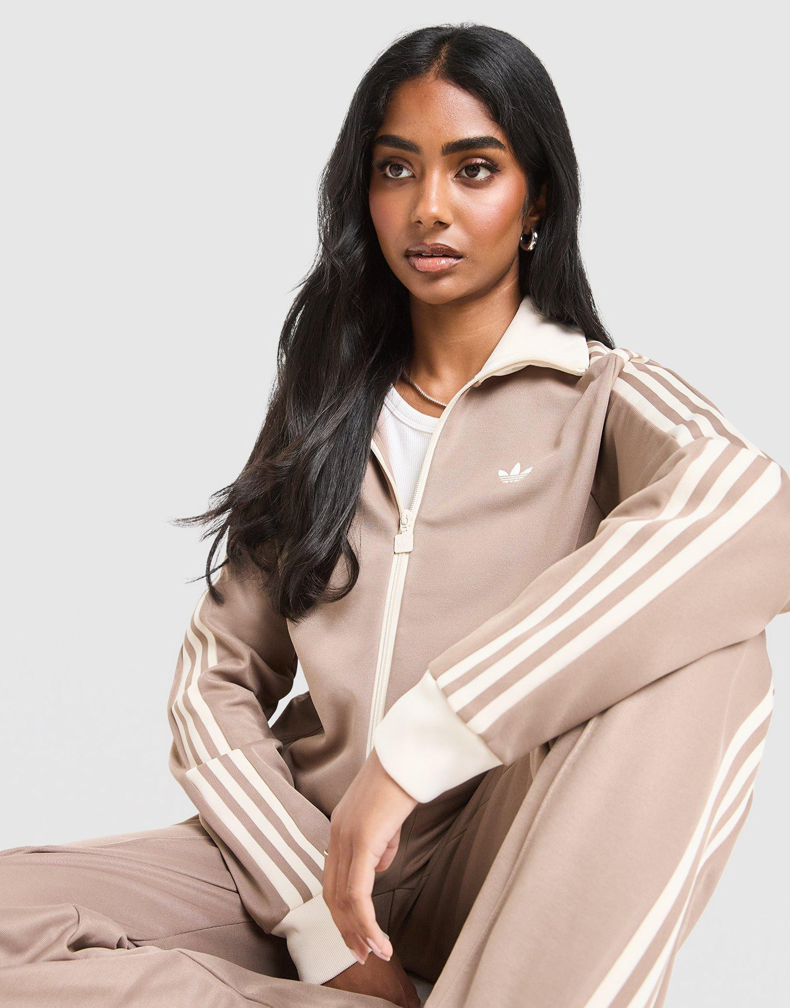 adidas Originals Classic Track Top - Brown - Womens | JD Sports (UK)