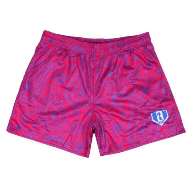 Men's Baseball Lifestyle Paisley Lounge Shorts Small Pink/Blue | Scheels