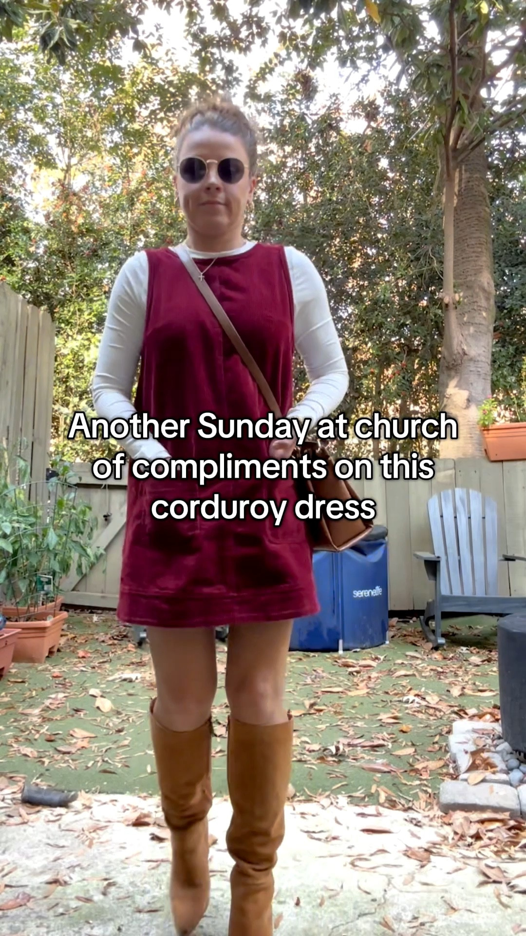 This dress never disappoints. I have it in green and burgundy- always get so many compliments on both 🫶

#amazon #samedelman #falldress #fallfashion #thanksgivingoutfit 

#LTKCyberWeek #LTKootd #LTKHoliday