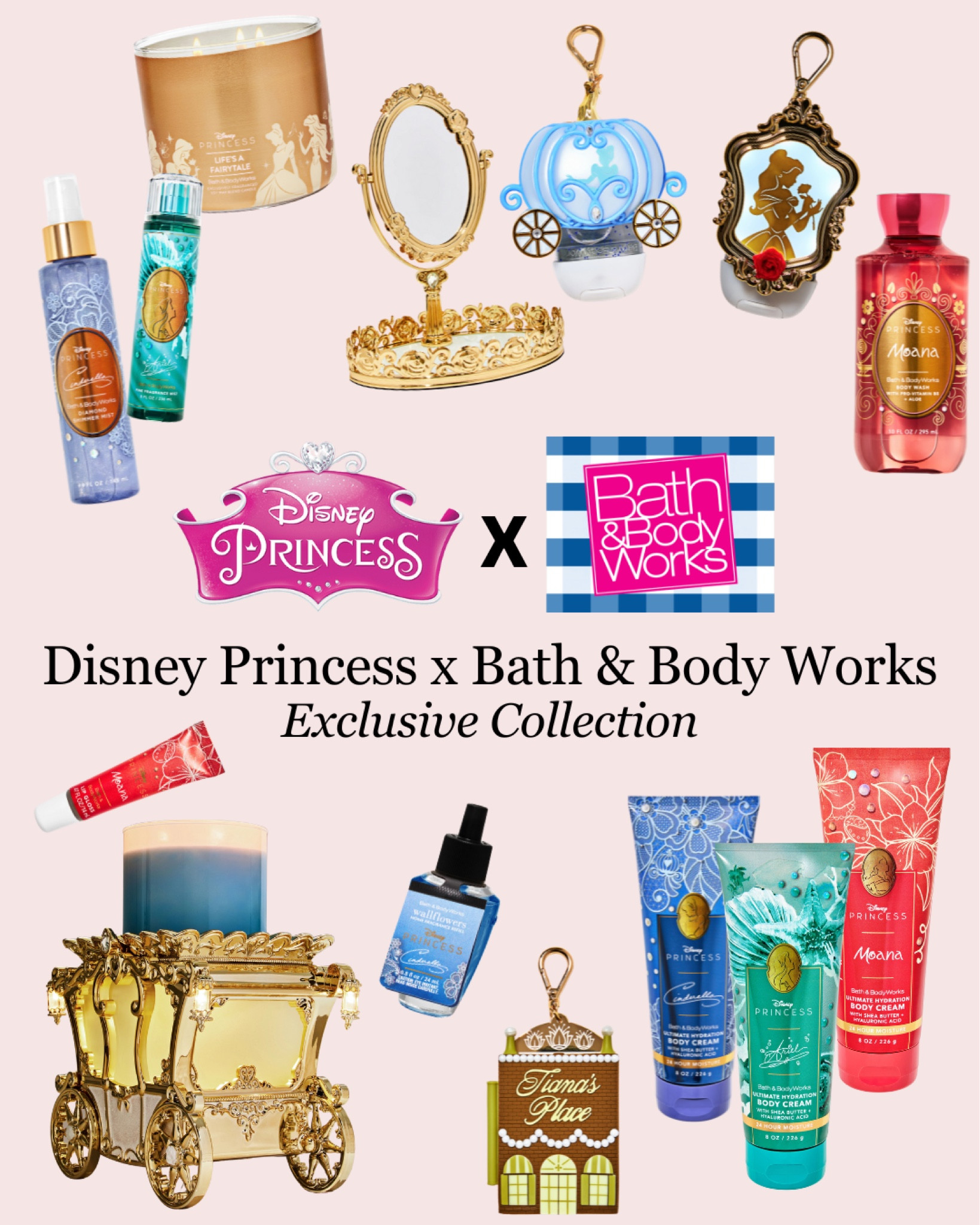 Bath & Body Works x Disney Princess collection! 😍

If an item is out of stock right now, check back in a few days since they’re restocking! 

#bathandbodyworks #candle #princess #disney #disneystyle #cinderella #moana #home #beauty #skincare #homedecor #bathroom 

#LTKBeauty #LTKHome #LTKFamily