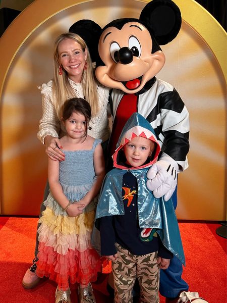 Family Disney on ice - Boden girls tulle dress, boy shark dress up costume from meri meri, adidas samba sneakers, red beaded and gold earrings, cream cardigan, railroad trouser pants
❤️ Claire Lately 

#LTKkids #LTKfindsunder100 #LTKfamily