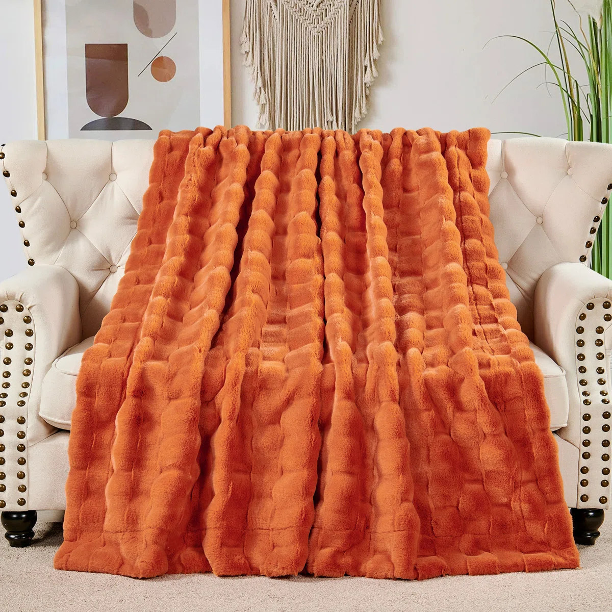 Biscoe Knitted Throw Blanket | Wayfair North America