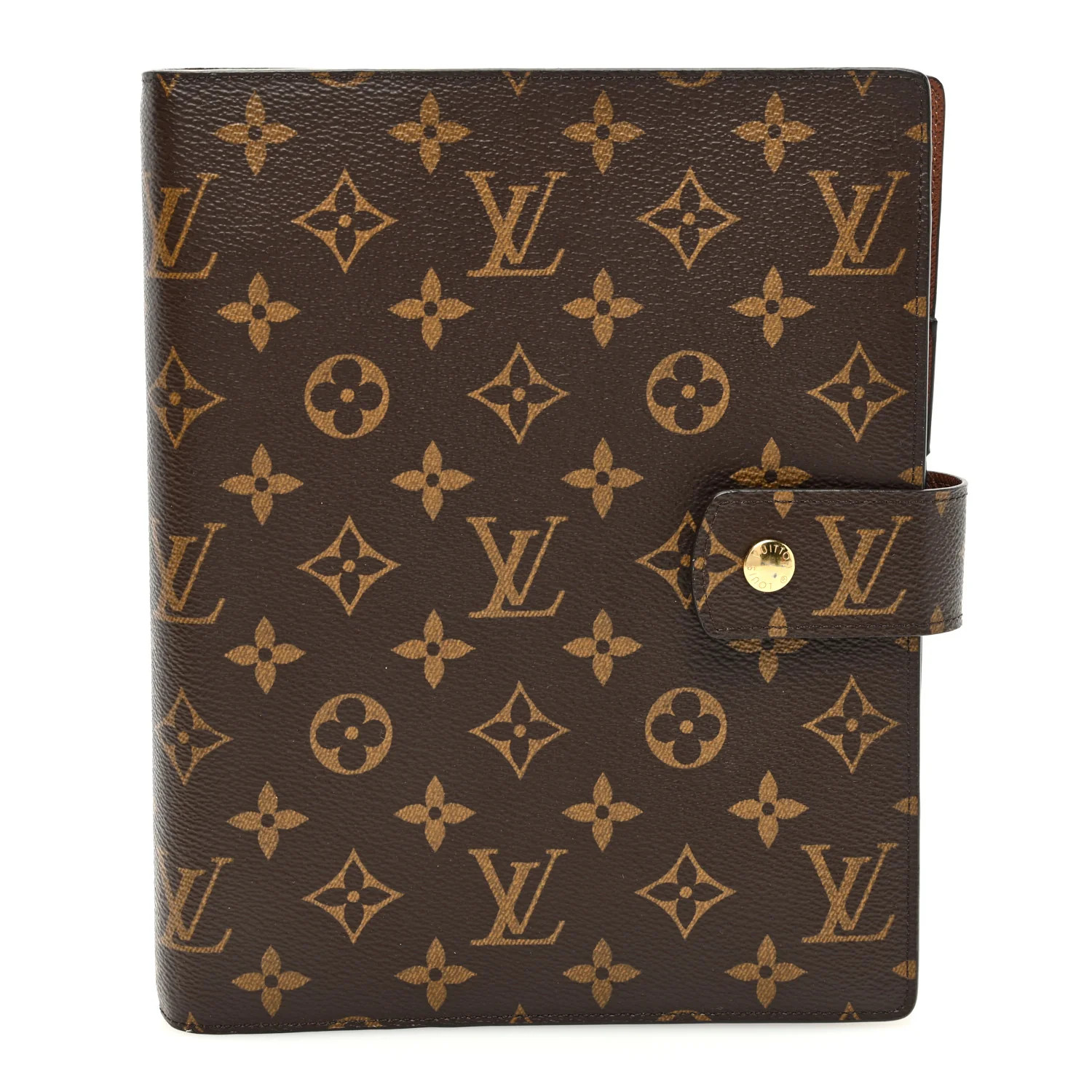 Monogram Large Ring Agenda Cover | FASHIONPHILE (US)