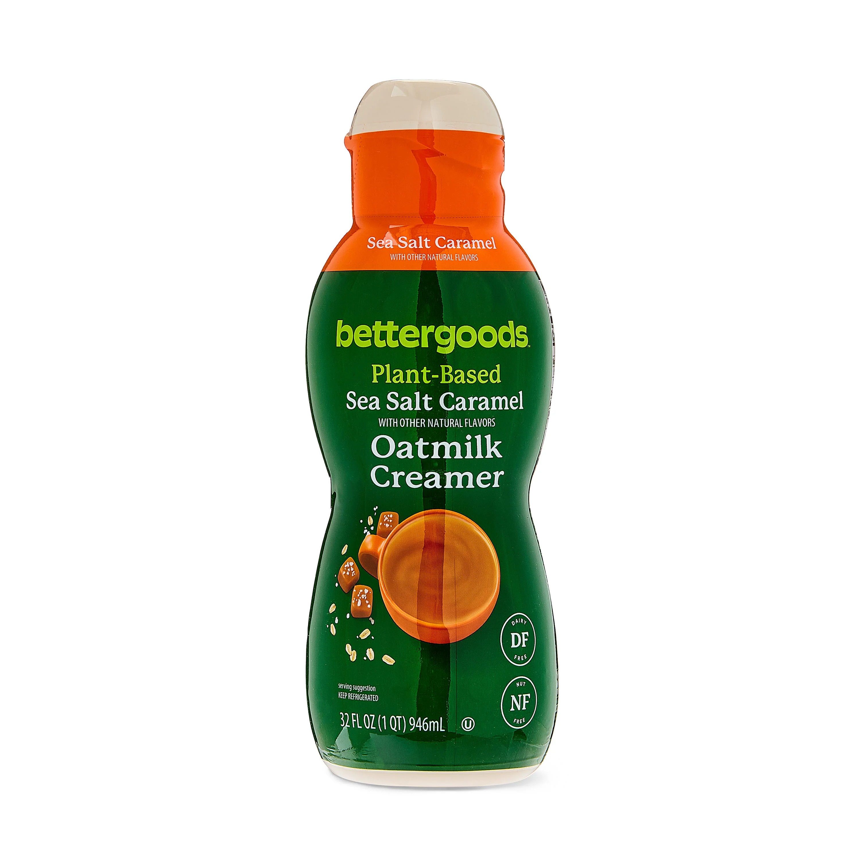 bettergoods Plant-Based Sea Salt Caramel Oatmilk Creamer, 32 fl oz - Walmart.com | Walmart (US)