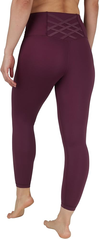 Yogalicious High Waist Ankle Legging Squat Proof Criss Cross V-Back Pant | Amazon (US)
