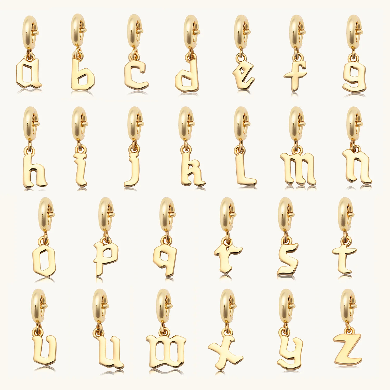 Gothic Letter Charm | Little Words Project