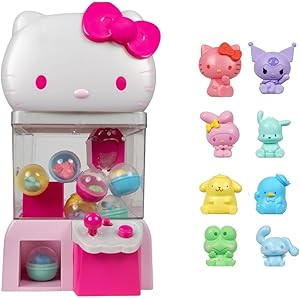 Jazwares Hello Kitty and Friends, 12” Claw Machine with 8 Collectible Mini Figures - Officially... | Amazon (US)