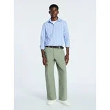Free Assembly Men's Cotton Poplin Button Front Shirt with Long Sleeves, Sizes S-3XL | Walmart (US)