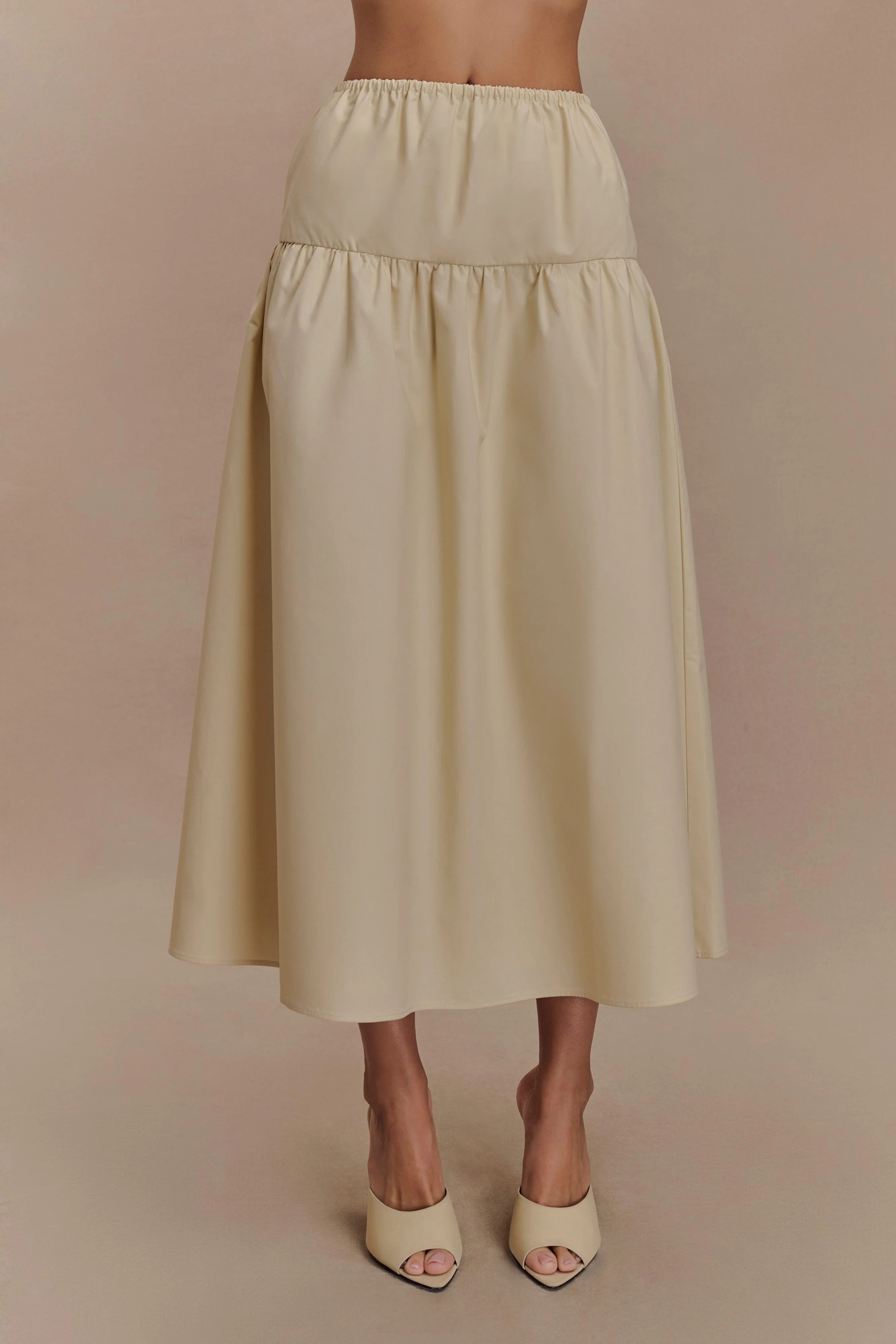 Amirah Midi Skirt - Nude | Meshki (APAC)