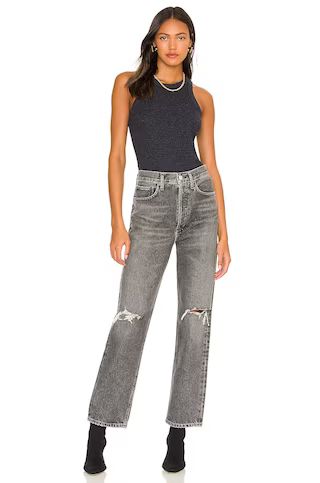 AGOLDE 90's Mid Rise Loose in Outline from Revolve.com | Revolve Clothing (Global)