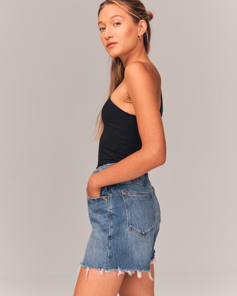 High Rise Dad Shorts | Abercrombie & Fitch (US)